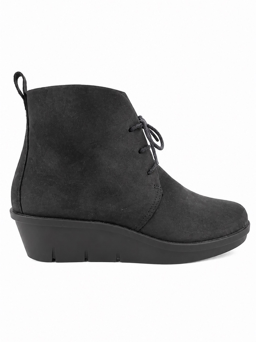 Ecco Suede Laced Booties, Sz 41